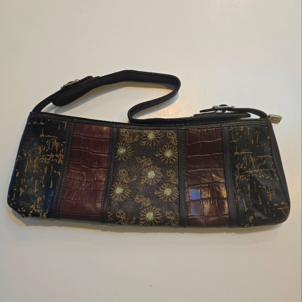 Real Leather Purse Genuine Embossed Multicolor Multipattern NEW Fast Shipping.